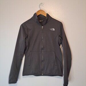The North Face‎ Women Small Fleece Lightweigth Jacket Gray Color Full Zip